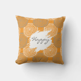 Almohada con patrón de círculo tribal