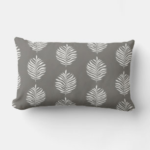 Almohada con Patrón de Hoja de Palma Costera y Cue