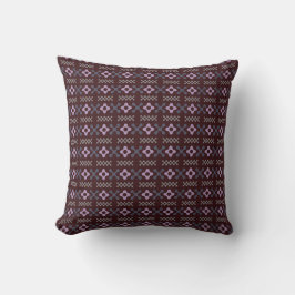Almohada con patrón de metabola retrofuturista
