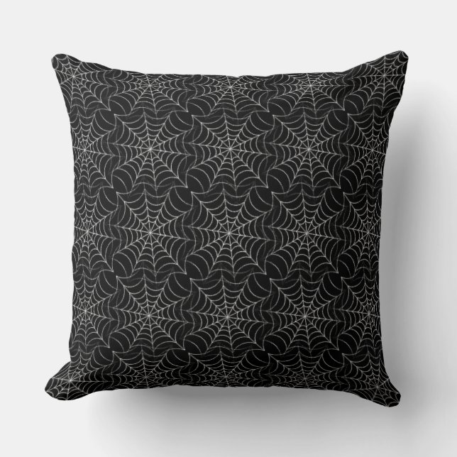 Almohada con patrón de telaraña (Anverso)