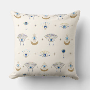 Almohada con patrón de Tercer Ojo-Ojo Turco