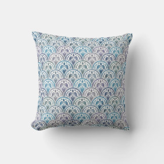 Almohada con patrón de vieira de tortuga marina