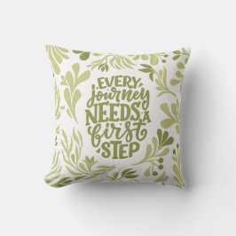 Almohada con patrón floral colorido