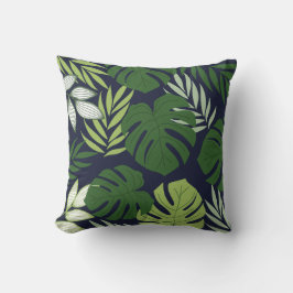 Almohada con patrón floral colorido