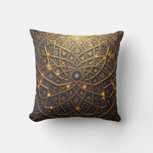 Almohada con patrón geométrico islámico - Geometrí