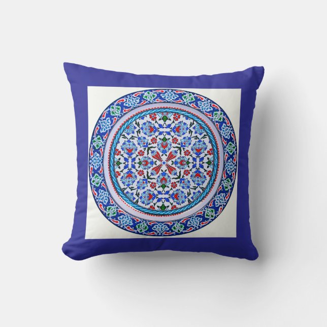 Almohada con patrón turco oriental (Anverso)
