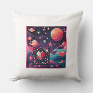 almohada con planetas