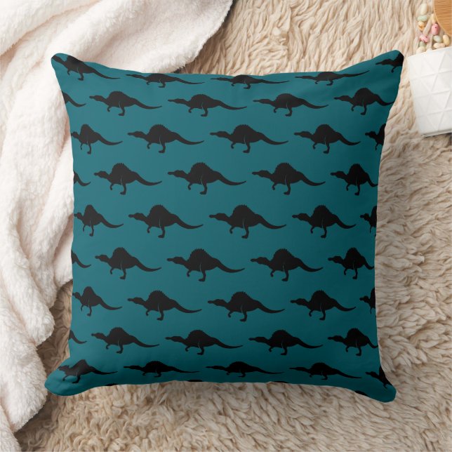 Almohada con silueta de dinosaurio Spinosaurus (Manta)