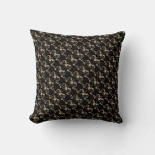 Almohada con símbolo chino de murciélago