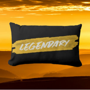 Almohada con Trazo de Pincel Legendario – Audaz
