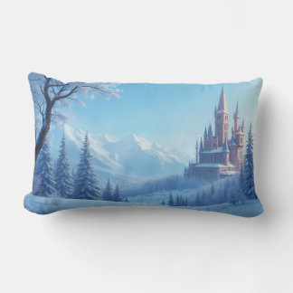 almohada con un paisaje fantástico - invierno emoc