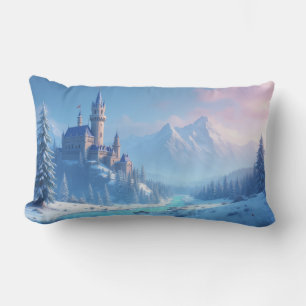 almohada con un paisaje fantástico - invierno emoc