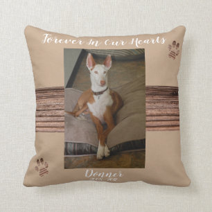 Almohada conmemorativa de mascota Forever Hearts P
