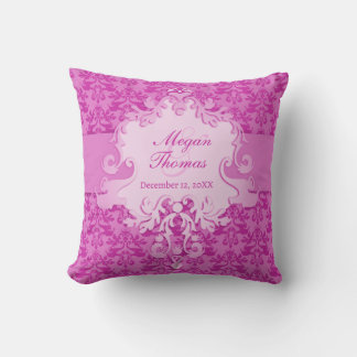 almohada conmemorativa del boda de la malva de Dam