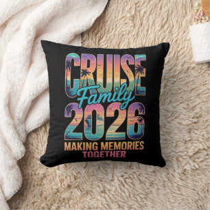 Almohada conmemorativa del crucero familiar 2026