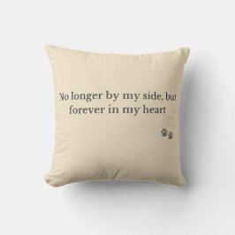 Almohada conmemorativa para mascotas – Por siempre