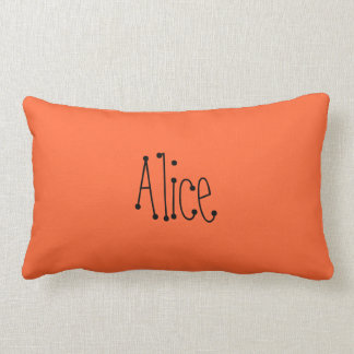 Almohada conocida de encargo de Alicia