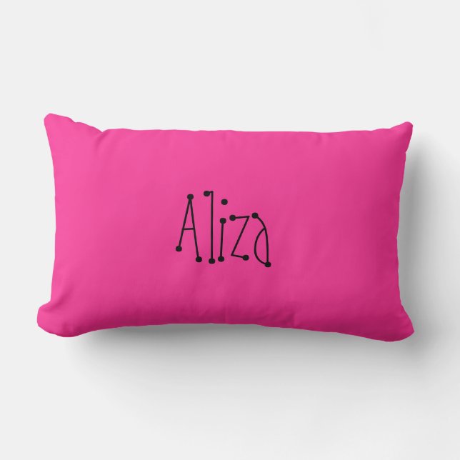 Almohada conocida de encargo de Aliza (Anverso)