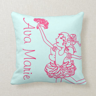 Almohada conocida de la hija de la aguamarina del