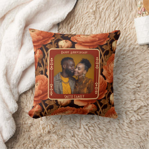 Almohada Contemporánea de Aniversario Sentimental