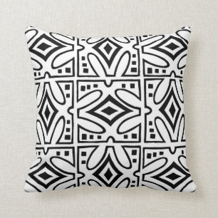 Almohada contemporánea del acento en una impresi