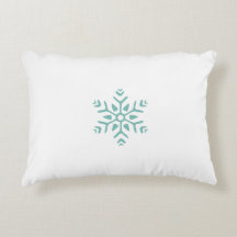 Almohada Copo de Nieve Reversible