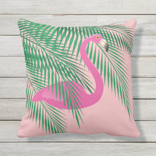 Almohada coralina del flamenco - al aire libre