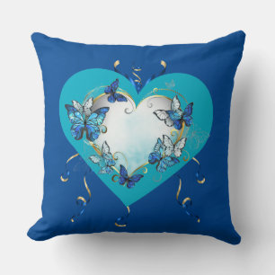 Almohada Corazón Mariposas Caprichosas