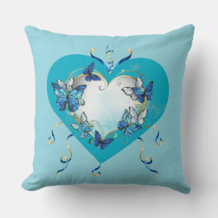Almohada Corazón Mariposas Caprichosas