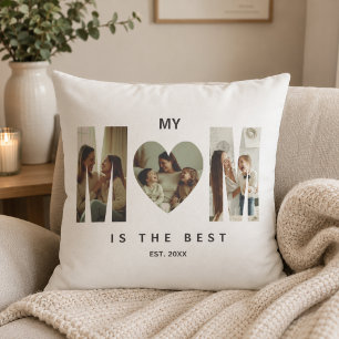 Almohada Corazón MOM con Foto Personalizada de Mod