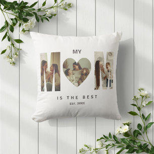 Almohada Corazón MOM Foto Personalizada de Moda