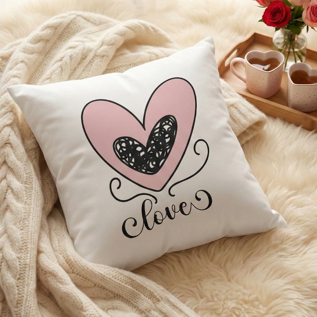 Almohada Corazón Romántico – Regalo del Día de San (Subido por el creador)