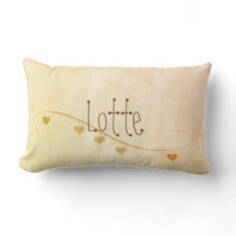 Almohada Corazones Agregar Nombre Bonito