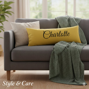 Almohada corporal acogedora con nombre personaliza