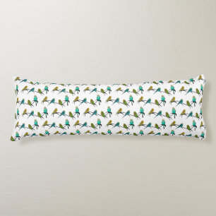 Almohada corporal Budgie Frenzy (elija color)