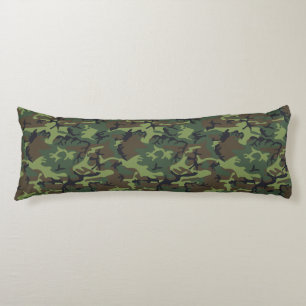 Almohada corporal cómoda con patrón militar de cam