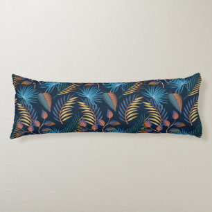 Almohada corporal con estampado de palmeras tropic