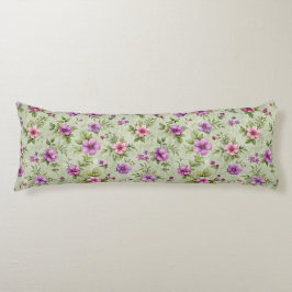 Almohada corporal con patrón de corazón azul soñad