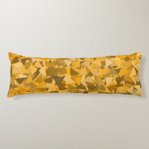 Almohada corporal con patrón de triángulo marrón n