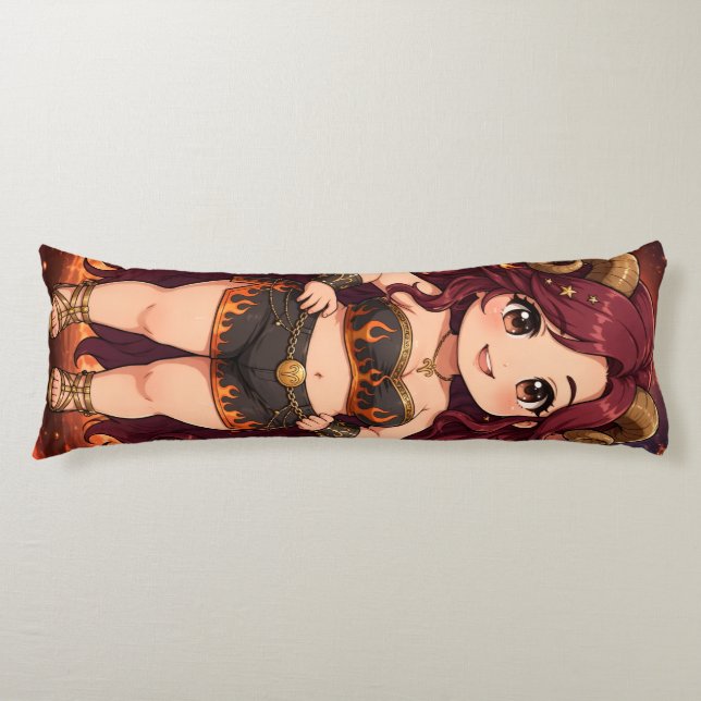 Almohada corporal de Aries Zodiac (Anverso)