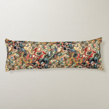 Almohada corporal de arte abstracto