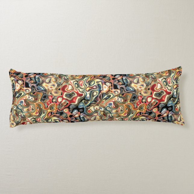 Almohada corporal de arte abstracto (Reverso)