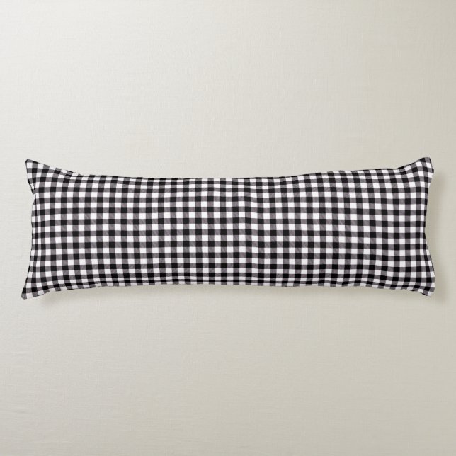 Almohada corporal de cuadros de Búfalo (Anverso)