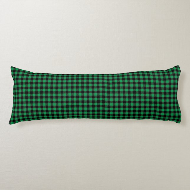 Almohada corporal de cuadros de Búfalo (Anverso)