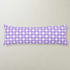 Almohada corporal de estampado de cuadros
