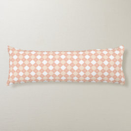 Almohada corporal de estampado de cuadros