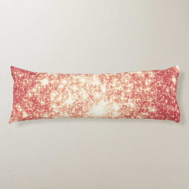 Almohada corporal de estrellas de champán de meloc (Anverso)