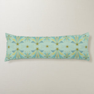 Almohada corporal de estrellas de hada de pistacho