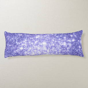 Almohada corporal de estrellas lavanda pervinca