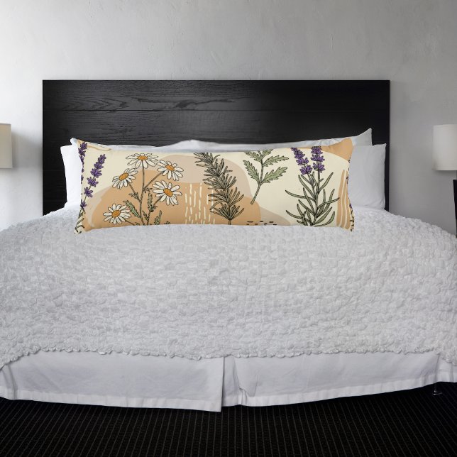🌿 Almohada corporal de flores herbales (Subido por el creador)